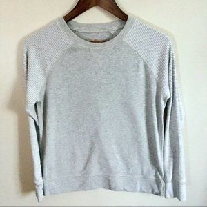Eddie Bauer Gray Raglan Sweatshirt, Sz XS